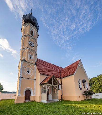 Gemeinde Marktl Landkreis Altötting Leonberg Kirche St. Sebastian (Dirschl Johann) Deutschland AÖ